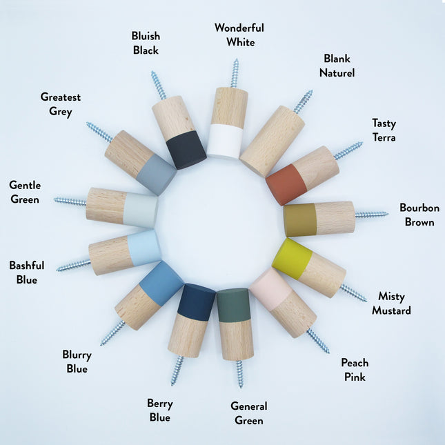 Dippies Dippies Wandhaken | set van 3 kleuren