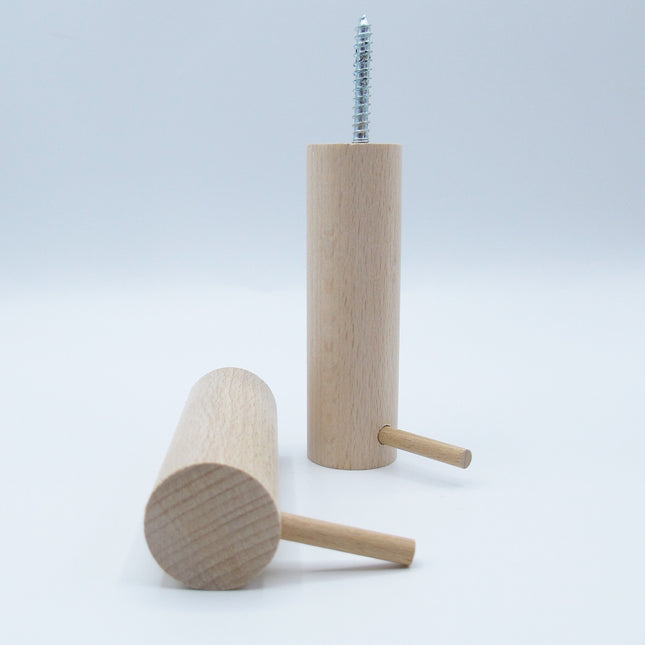 Dippies Dippiestick Wandhaak (10 cm) | Blank / Naturel (zonder dip)