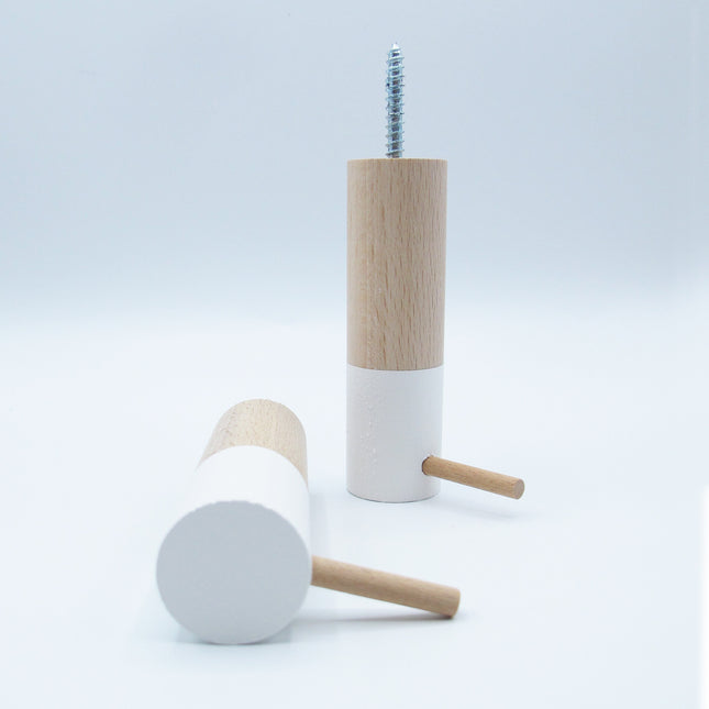 Dippies Dippiestick Wandhaak (10 cm) | Wonderful White