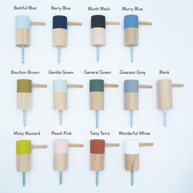 Dippies Dippiestickies Wandhaken | set van 3 kleuren