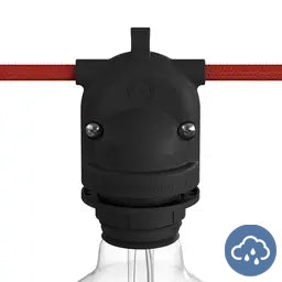 Kynda Light EIVA-2 OUTDOOR - 2-weg fitting voor buitengebruik | Zwart