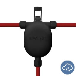 Kynda Light EIVA OUTDOOR 3-weg klikverbinding voor buiten (IP65) | Zwart