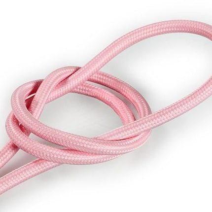Kynda Light Strijkijzersnoer Lichtroze - rond, effen stof