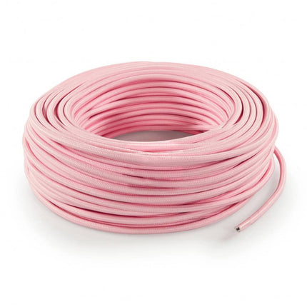 Kynda Light Strijkijzersnoer Lichtroze - rond, effen stof