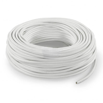 Kynda Light Strijkijzersnoer Wit - rond, effen stof