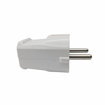 Plug (grounded / pinmass) NL+BE | White