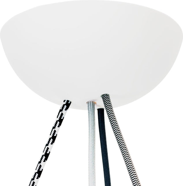 CableCup CableCup Quattro' Siliconen plafondkap - 4 snoeren - Ø158mm | Wit