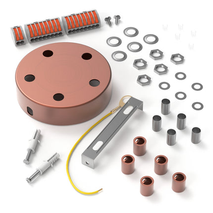 Calex Calex Plafondkap - 5 snoeren | Koper