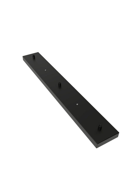 Calex Calex plafondplaat 3-gaats - 70cm mat zwart