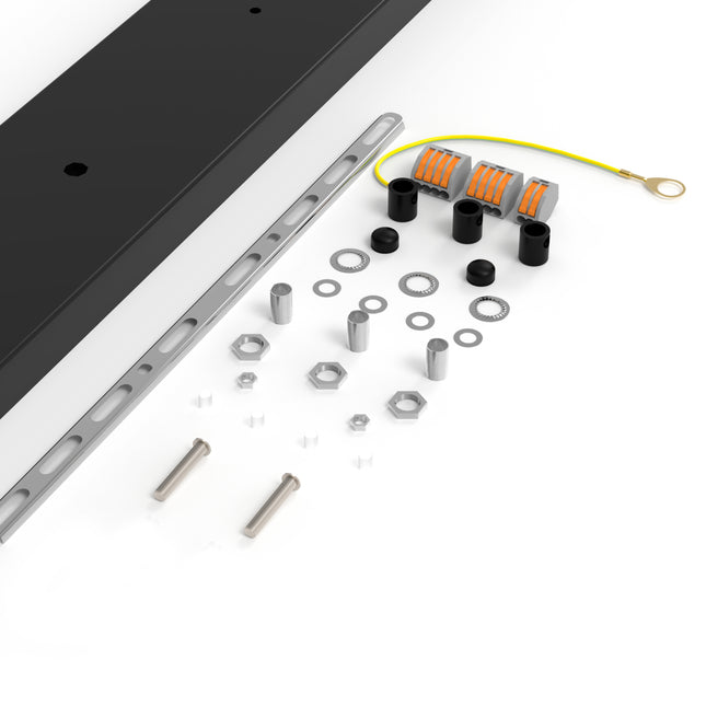 Calex Calex plafondplaat 3-gaats - 70cm mat zwart