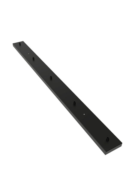 Calex Calex plafondplaat 5-gaats - 130cm mat zwart