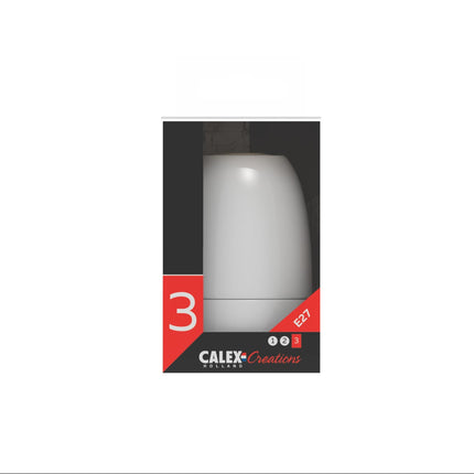 Calex Fitting Keramiek / Porselein - E27 | Wit
