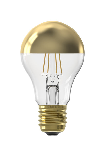 Calex LED lamp - A60 / Peer - E27 | Kopspiegel Goud