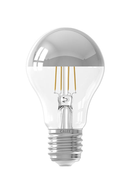 Calex LED lamp - A60 / Peer - E27 | Kopspiegel Zilver