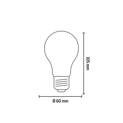 Calex LED lamp Flex Filament - A60 - E27 | Natural
