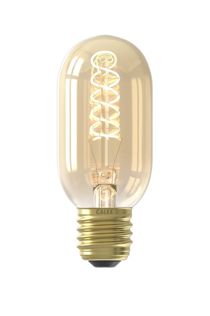 Calex LED lamp Flex Filament - Buislamp T45 - 3,8W E27 | Goud