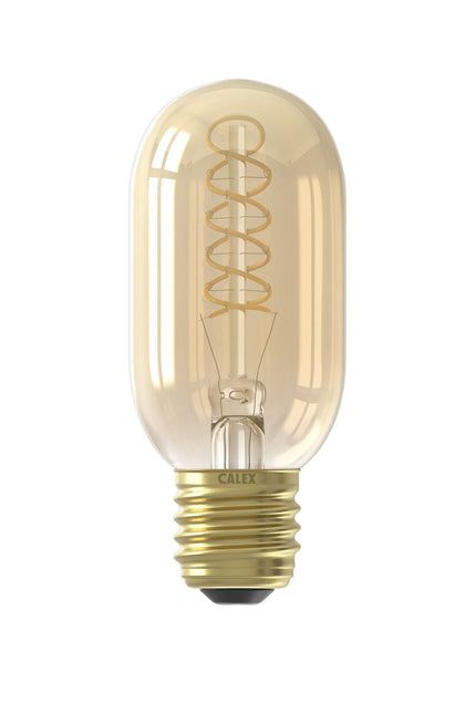 Calex LED lamp Flex Filament - Buislamp T45 - 3,8W E27 | Goud