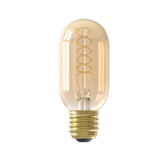 Calex LED lamp Flex Filament - Buislamp T45 - 3,8W E27 | Goud