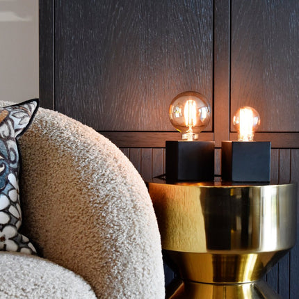 Calex LED lamp Flex Spiraal Filament - G80 Globe - E27 | Goud