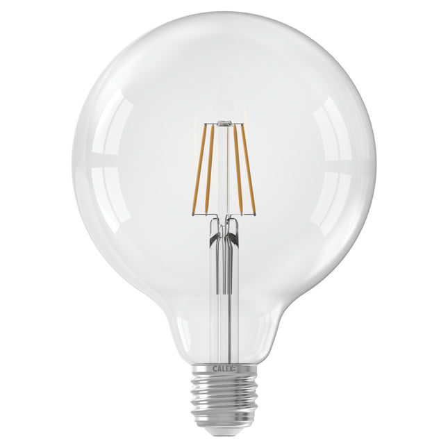 Calex LED lamp G125 Globe E27 | Helder (470 lumen - 2700K)