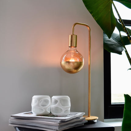 Calex LED lamp - G125 Globe - E27 | Kopspiegel Goud
