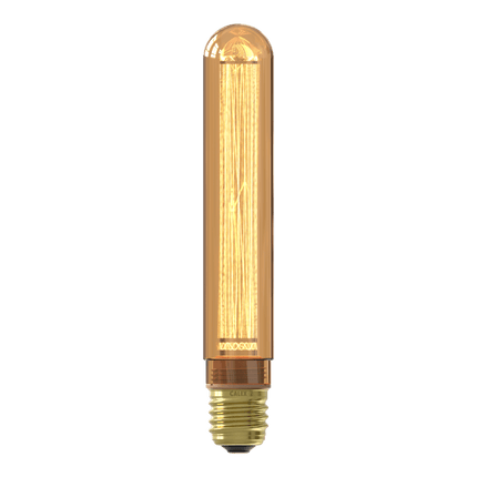 Calex LED lamp Glassfiber Filament - T30x185 Buis - E27 | Goud