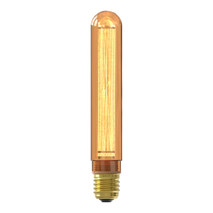 Calex LED lamp Glassfiber Filament - T30x185 Buis - E27 | Goud