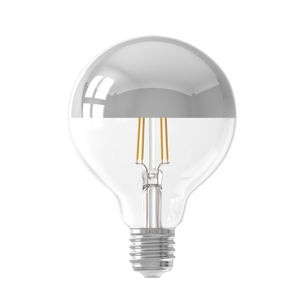 Calex LED lamp - Globe G95 - E27 | Kopspiegel Zilver
