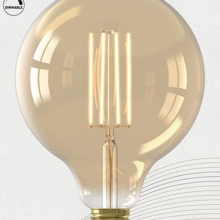 Calex LED lamp goud G125 Globe E27