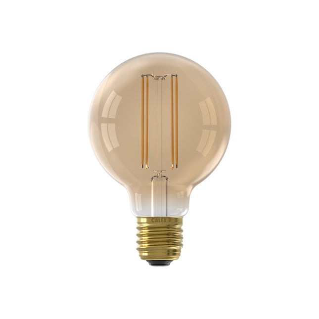 Calex LED lamp goud G80 Globe E27