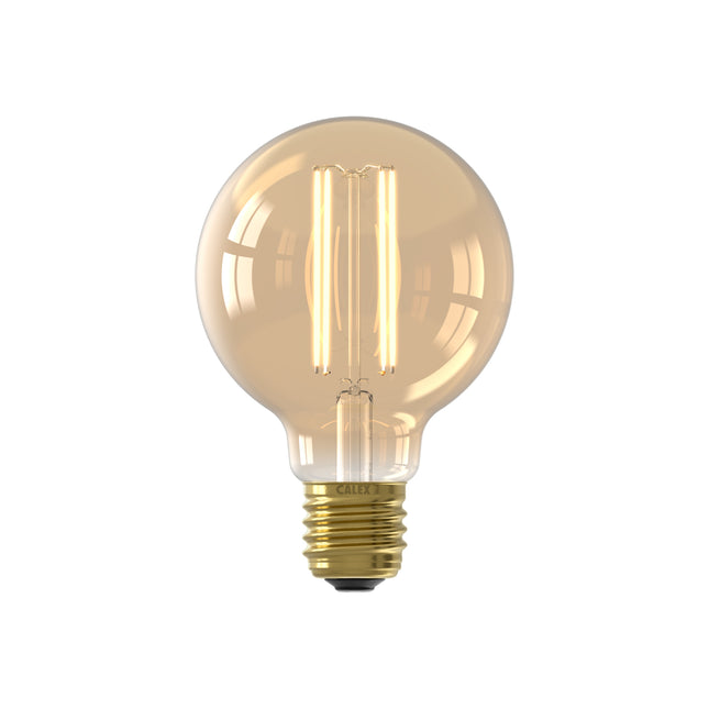 Calex LED lamp goud G80 Globe E27