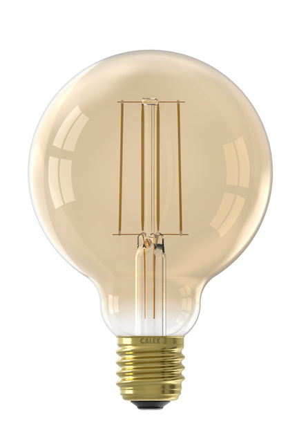 Calex LED lamp goud G95 Globe E27