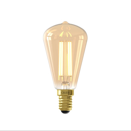 Calex LED lamp goud - Rustieklamp ST48 - 3.5W E14
