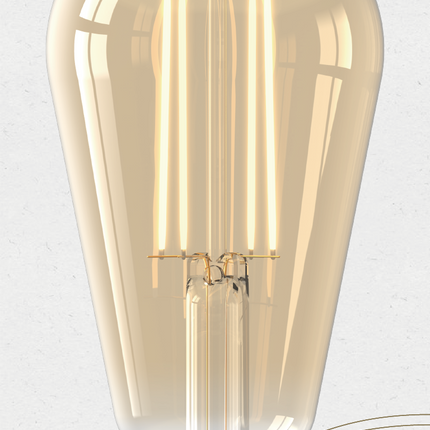 Calex LED lamp goud ST64 Squirrel Cage E27