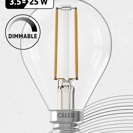 Calex LED lamp helder - Kogellamp - 3,5W E14