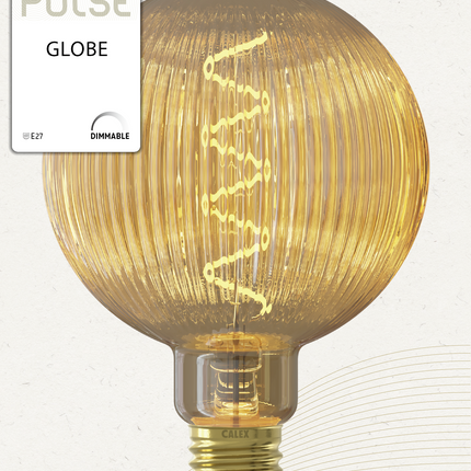 Calex LED lamp Pulse Series - Ø125mm - E27 | Nantes Amber