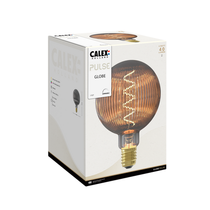 Calex LED lamp Pulse Series - Ø125mm - E27 | Nantes Smokey