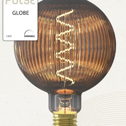 Calex LED lamp Pulse Series - Ø125mm - E27 | Nantes Smokey