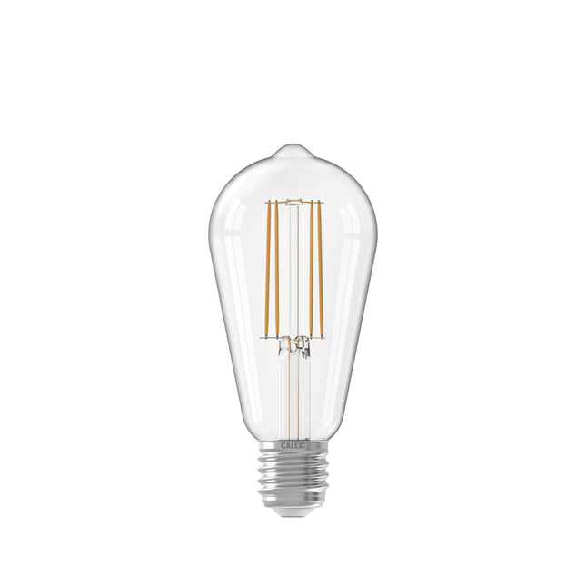 Calex LED lamp ST64 Squirrel Cage E27 | Helder (470 lumen - 2700K)