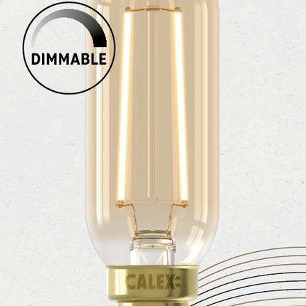 Calex LED Lamp - Tube Lamp - E14 | Goud