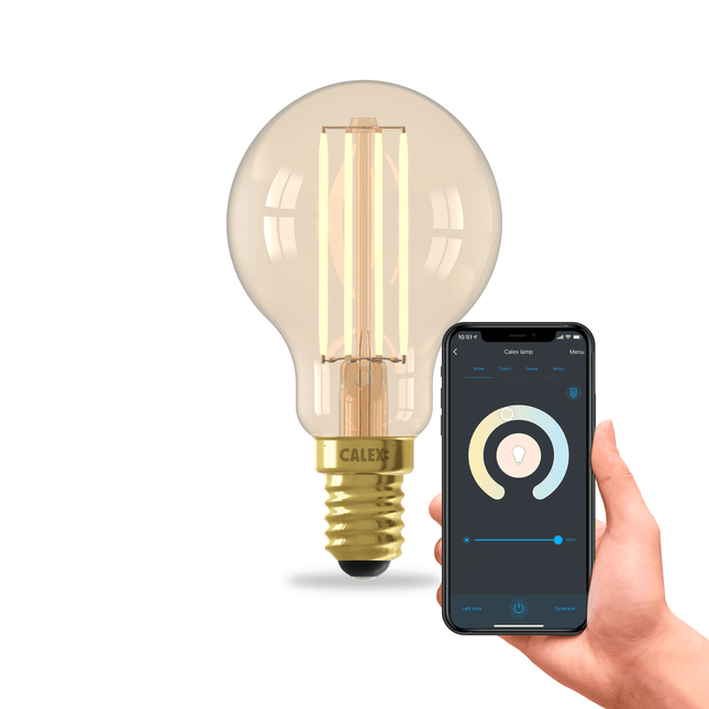 SMART LED Light - Ball-lamp - E14 | Gold