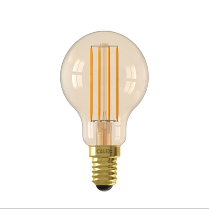 Calex SMART LED lamp - Kogellamp - E14 | Goud