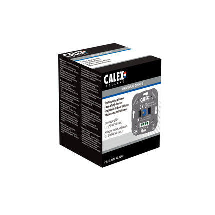 Calex Universele Inbouwdimmer / Muurdimmer voor LED met afdekplaat (3-250W)