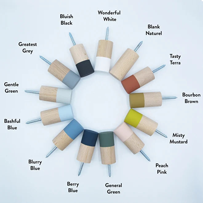 Dippies Dippies Wandhaak (6cm) | Wonderful White
