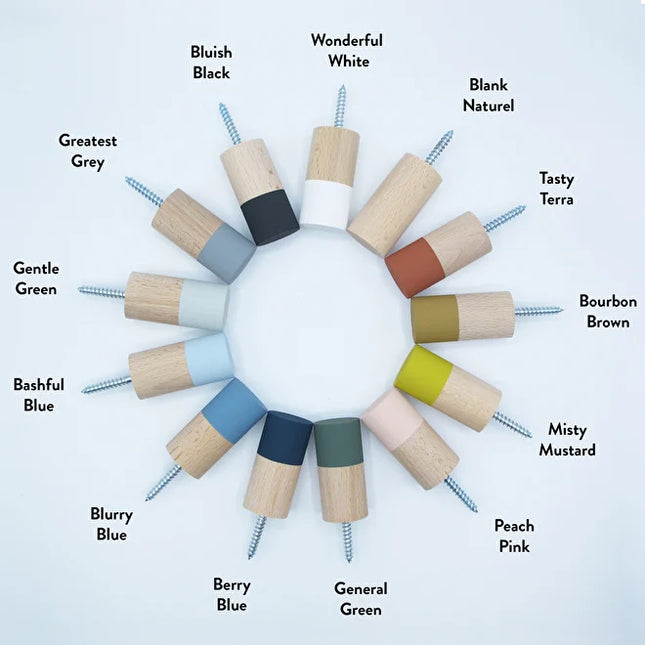 Dippies Dippies Wandhaken | set van 3 kleuren