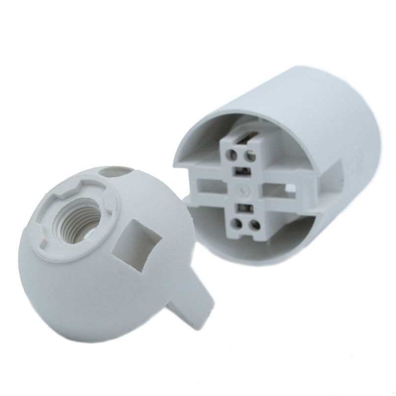 Kynda Light Binnenfitting thermoplastic met klemaansluiting Wit - E27