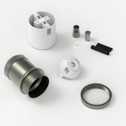 Kynda Light Calex Fitting Metaal -  'Model Peak' | Antiek Brons (mat)