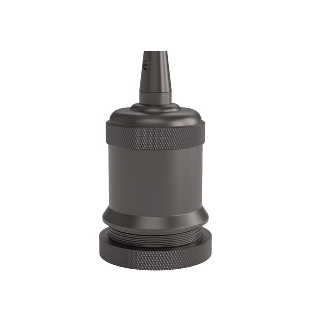 Kynda Light Calex Fitting Metaal - 'Model Peak' | Parel Zwart / Donkergrijs (mat)