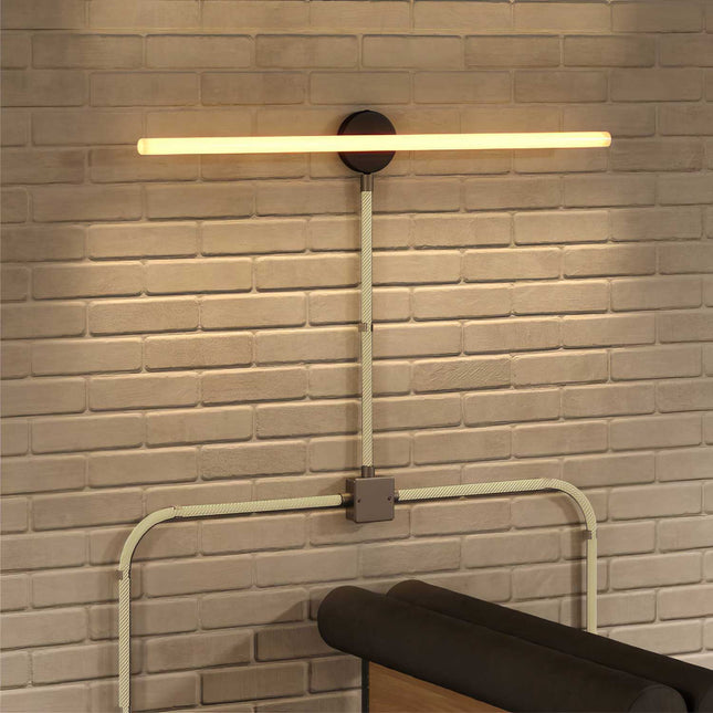 Kynda Light Creative Tube | Flexibele elektrabuis – Ø20 mm | Natuurijk Linnen