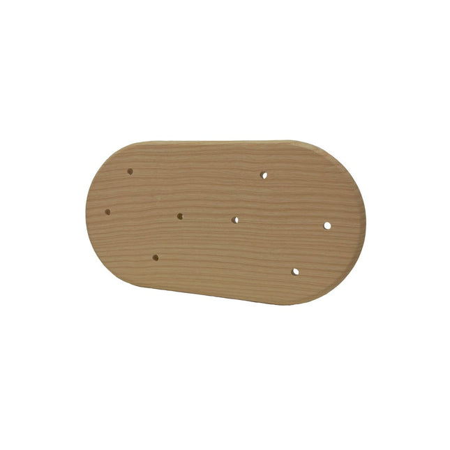 Kynda Light Dubbele montageplaat voor porseleinen schakelmateriaal | Hout (naturel)